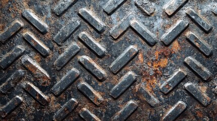  Industrial textured metal surface with weathered, tarnished finish ideal for backgrounds and design projects.
