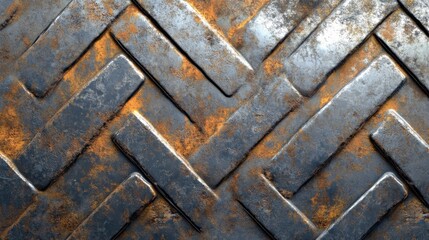  Industrial textured metal surface with weathered, tarnished finish ideal for backgrounds and design projects.
