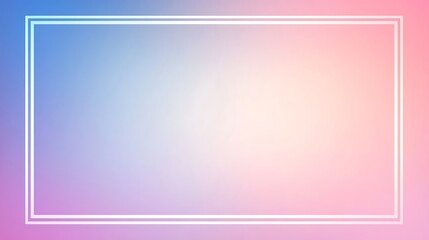 Fototapeta premium Pastel gradient, frame, background, design