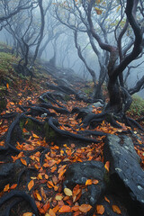 autumn in the forest