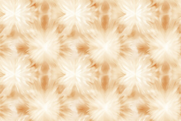 Beige and white seamless shibori tie dye style pattern wallpaper