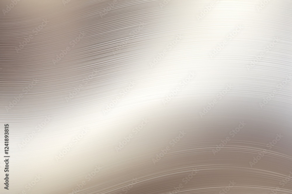 Poster smooth metallic surface reflecting light with subtle texture and gradient tones in an abstract compo