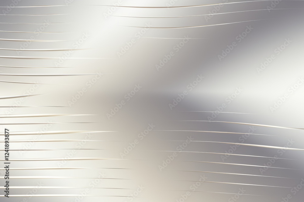 Poster abstract metallic texture with smooth lines and subtle gradients in soft silver tones