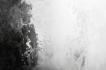 Obraz premium Abstract monochrome texture showcasing contrasting shades of black and white with intricate patterns and depth