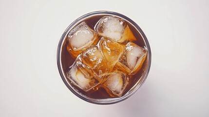 collection a cup iced americano top view Food Photography
