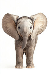 elephant isolated on white