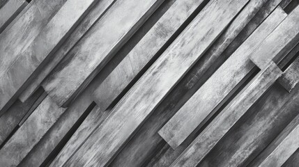 Diagonal metallic planks, abstract background, texture