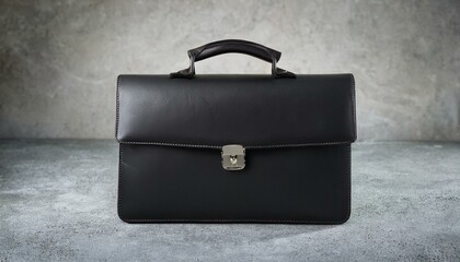 고급스러운 검정색 서류 가방