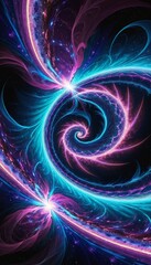  Cosmic Nebula Illustration with Vibrant Colors