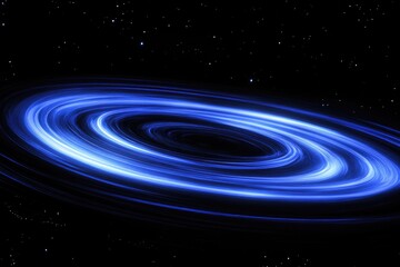 Obraz premium Electric Blue Nebula