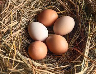 Eggs in a nest