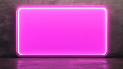 Fototapeta premium Pink neon sign, urban backdrop