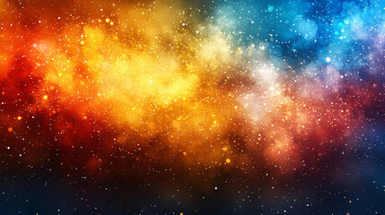 Fototapeta premium A stunning abstract digital artwork bursts with dynamic, colorful pixel effects. Vibrant hues blend seamlessly, evoking energy and movement with modern blurred space for creative captions.