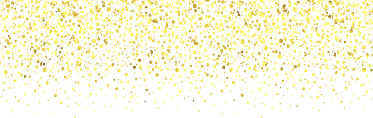 Gold foil confetti border overlay, rhinestone diamond glitter confetti transparent background png