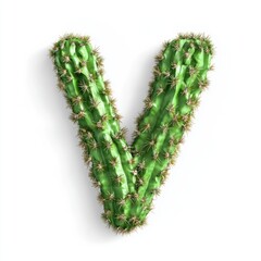 Naklejka premium Cactus V Logo