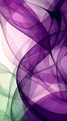 Dynamic modern background for designers featuring abstract swirls in purple and green tones for creative projects