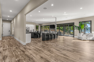 beautiful luxury mansion home kitchen dining room modern decor