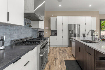 beautiful luxury mansion home kitchen dining room modern decor