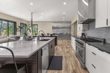 beautiful luxury mansion home kitchen dining room modern decor