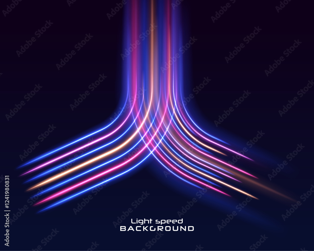 Poster electric car and city concept hitech communication concept innovation background, vector design. las