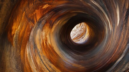 Stunning view of a sandstone swirl in a canyon
