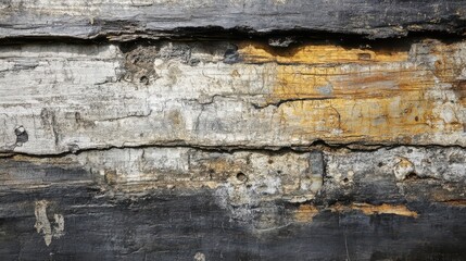 Obraz premium Weathered wooden surface displays natural textures