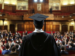 Exciting University Graduation Moment with Graduate