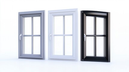 Modern Interior Windows in Various Colors for Home Design Inspiration