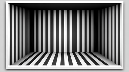 Striped Room Interior Design