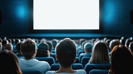 An empty cinema awaits, a canvas for stories and dreams, where the audiences anticipation fills the air.