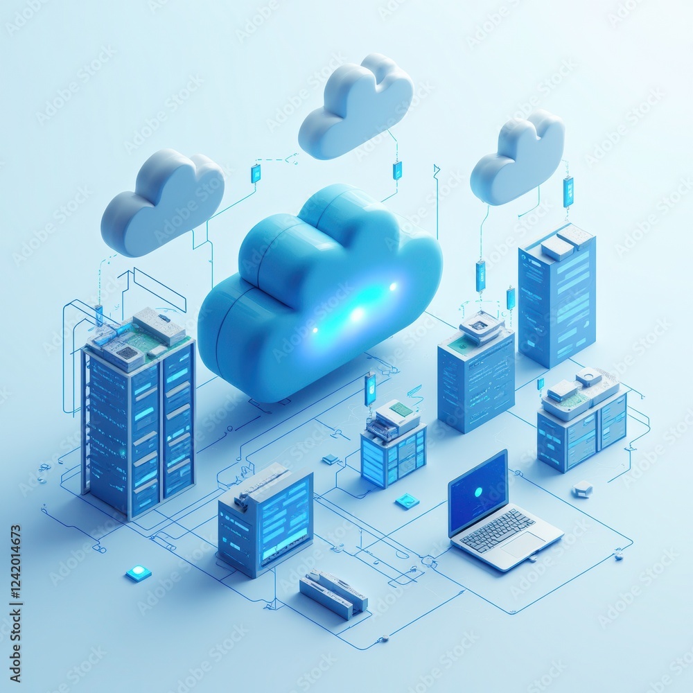 Poster Cloud Computing and IT Infrastructure: A Comprehensive Overview of Cloud Deployment Models and Technologies
