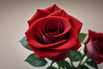 Naklejka premium Red Rose