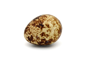 Obraz premium Quail eggs are isolated on a white background