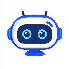 Obraz premium funny cartoon android