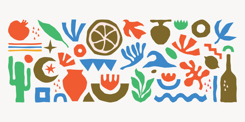 abstact elements collection