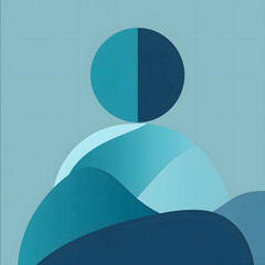 a minimalist duotone graphic that represents background checks and screening services