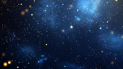 Fototapeta premium A starry night sky filled with twinkling stars and cosmic elements.