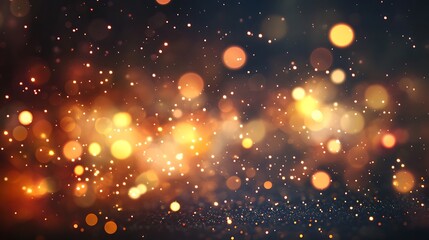 Fototapeta premium A blurred background of shimmering lights creating a festive and dreamy atmosphere.