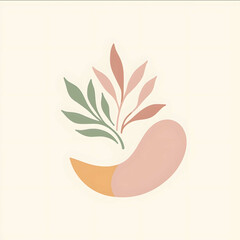 Create a welcoming and professional logo for the brand Flexibel und frei mit Jasmin The logo should convey a warm and friendly feeling aimed at women and mother