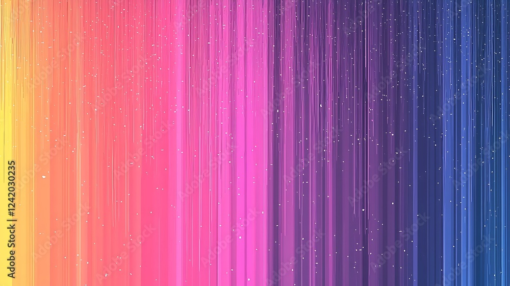 Poster a 4k digital grainy gradient with colorful noise, creating a blend of vintage and lo-fi glitch textu