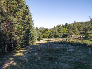 Autumn landscape of Rila Mountain, Bulgaria