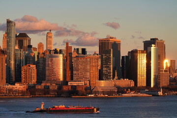 Golden hour in New York.