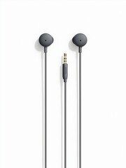Wired Earphones with Soft, Round Earbuds