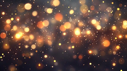 Fototapeta premium A blurred background of shimmering lights creating a festive and dreamy atmosphere.