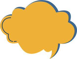 Flat Illustration Of Bubble Chat