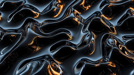 Liquid metal abstract texture background