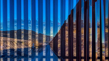 US southern border with Mexico - 