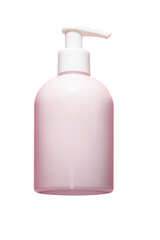 Mockup Jar with dispenser for soap, lotion, beauty care products on transparent background