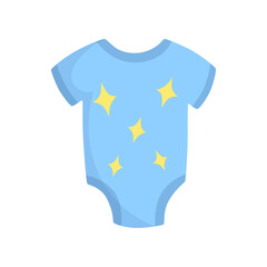 Cute Onesie Baby Shower Decoration Illustration