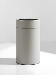 Compact Trash Bin with Neutral Design